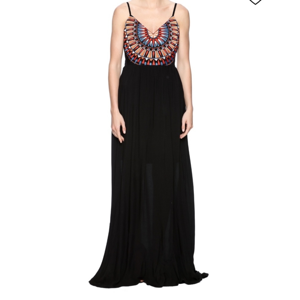 Soieblu Embroidered Maxi dress
